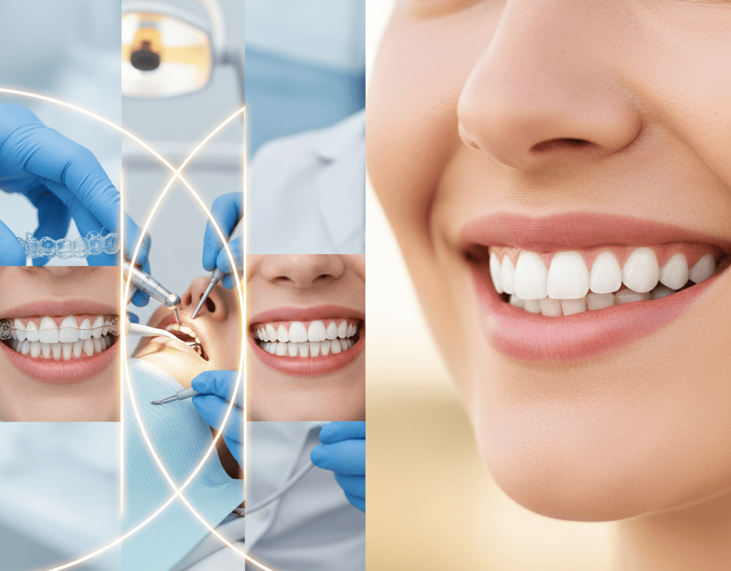أنواع تجميل الأسنان
