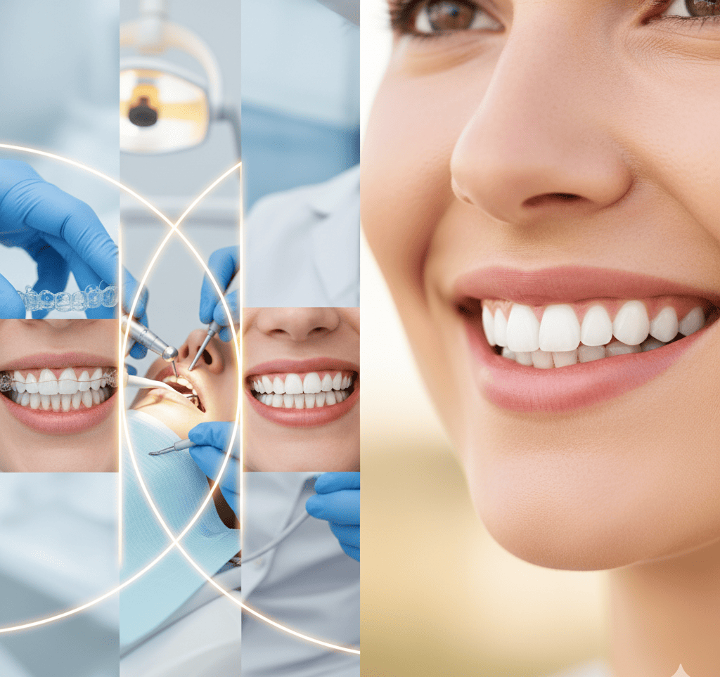 أنواع تجميل الأسنان