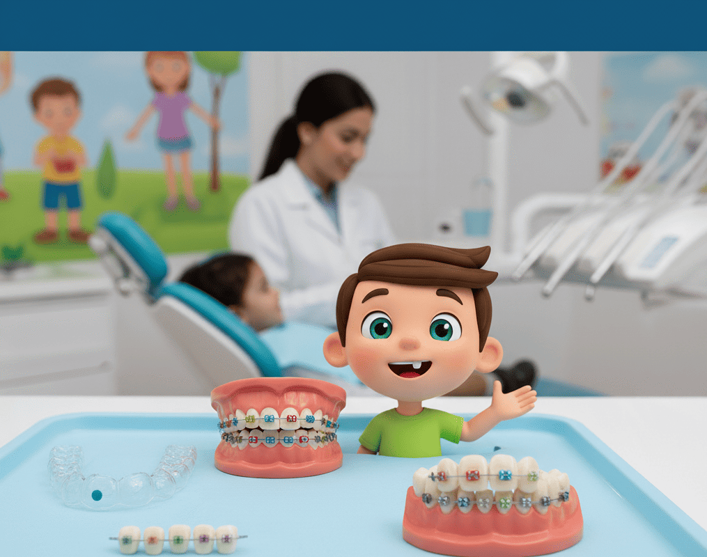 أنواع تقويم الأسنان