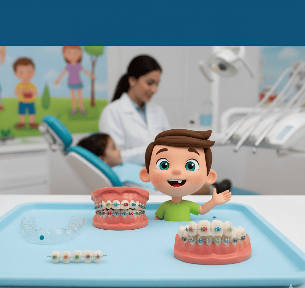 أنواع تقويم الأسنان