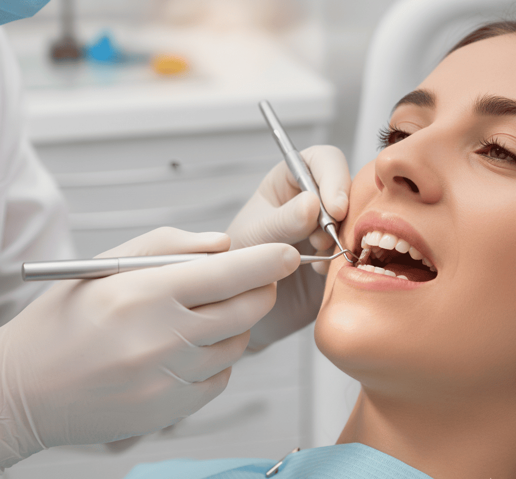 ازالة تركيبة الاسنان