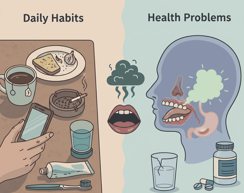 اسباب رائحة النفس الكريهة