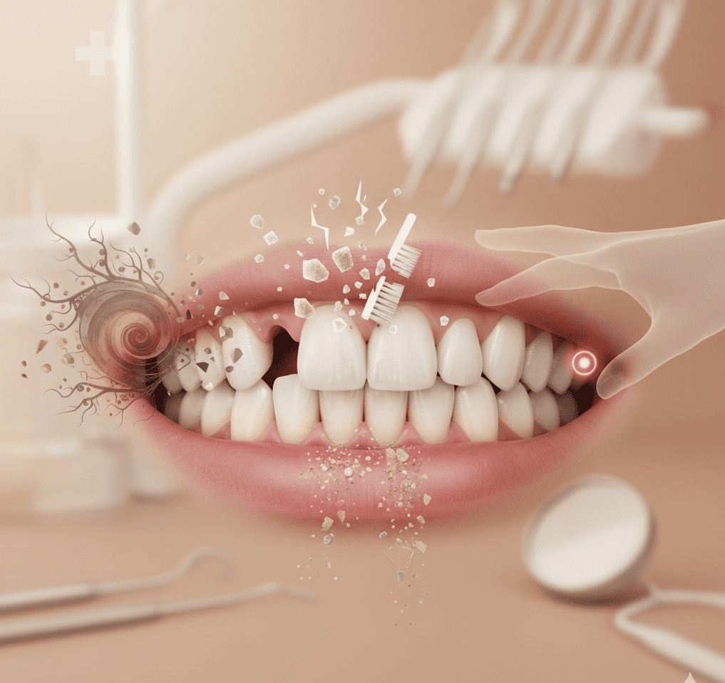 اسباب فراغات الاسنان