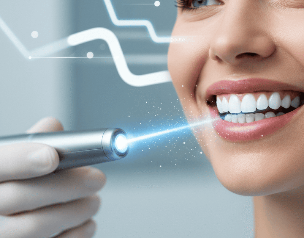 تبييض الأسنان بالليزر