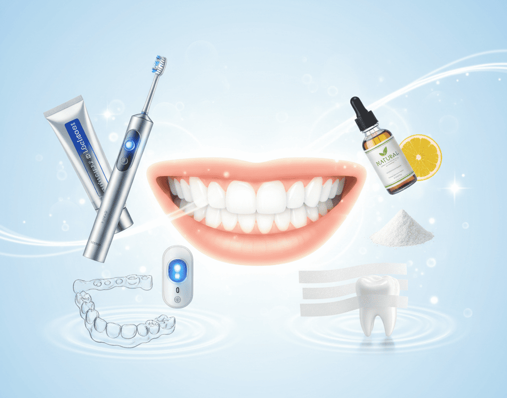 حل لتبييض الاسنان