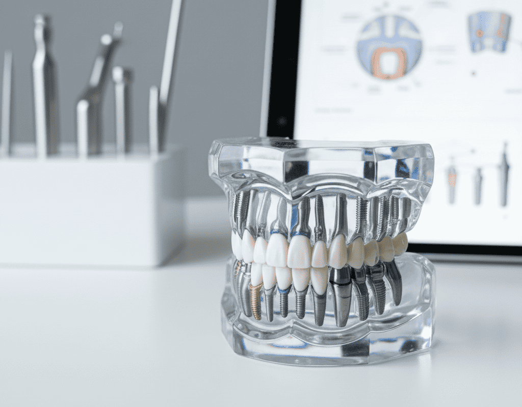 أنواع زرعات الأسنان الكورية