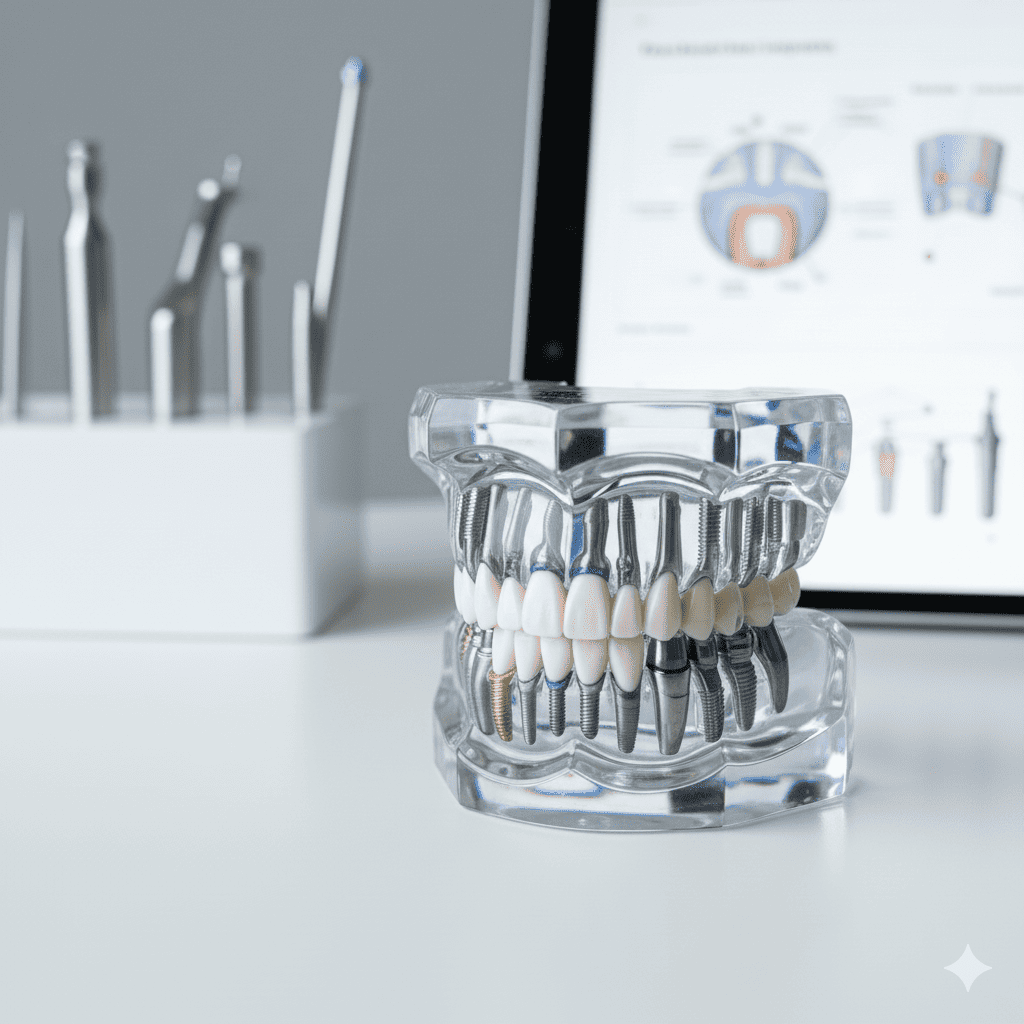 أنواع زرعات الأسنان الكورية