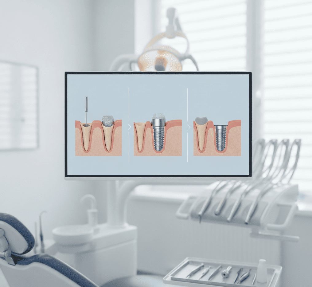 طريقة تركيب دعامة الأسنان