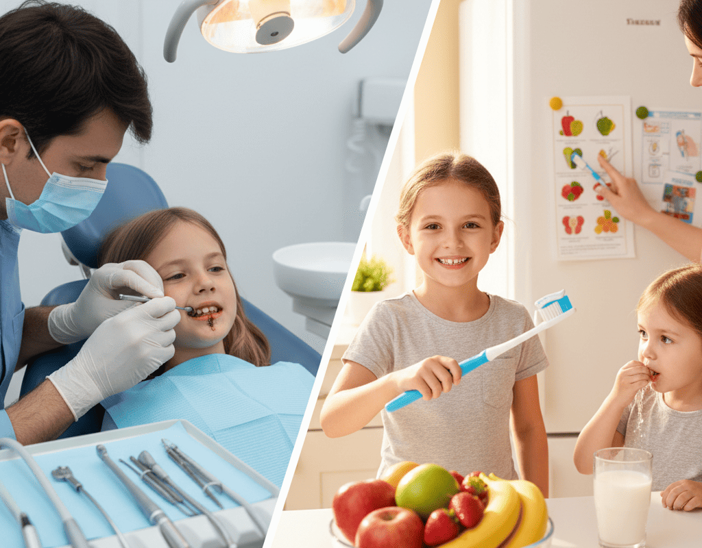 علاج أسنان الأطفال المتآكلة