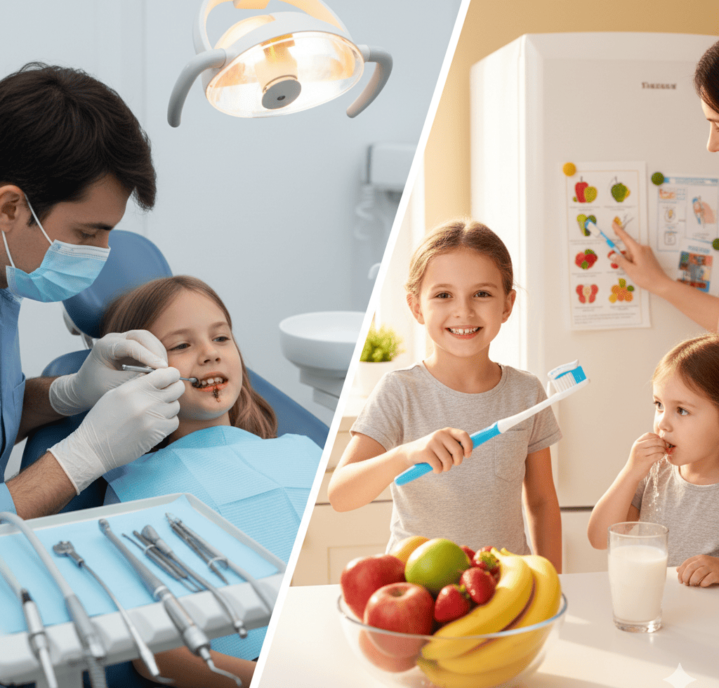 علاج أسنان الأطفال المتآكلة