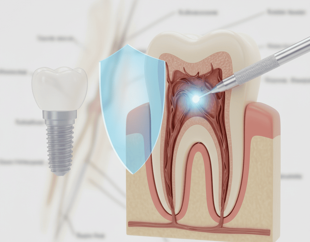 معالجة جذور الاسنان